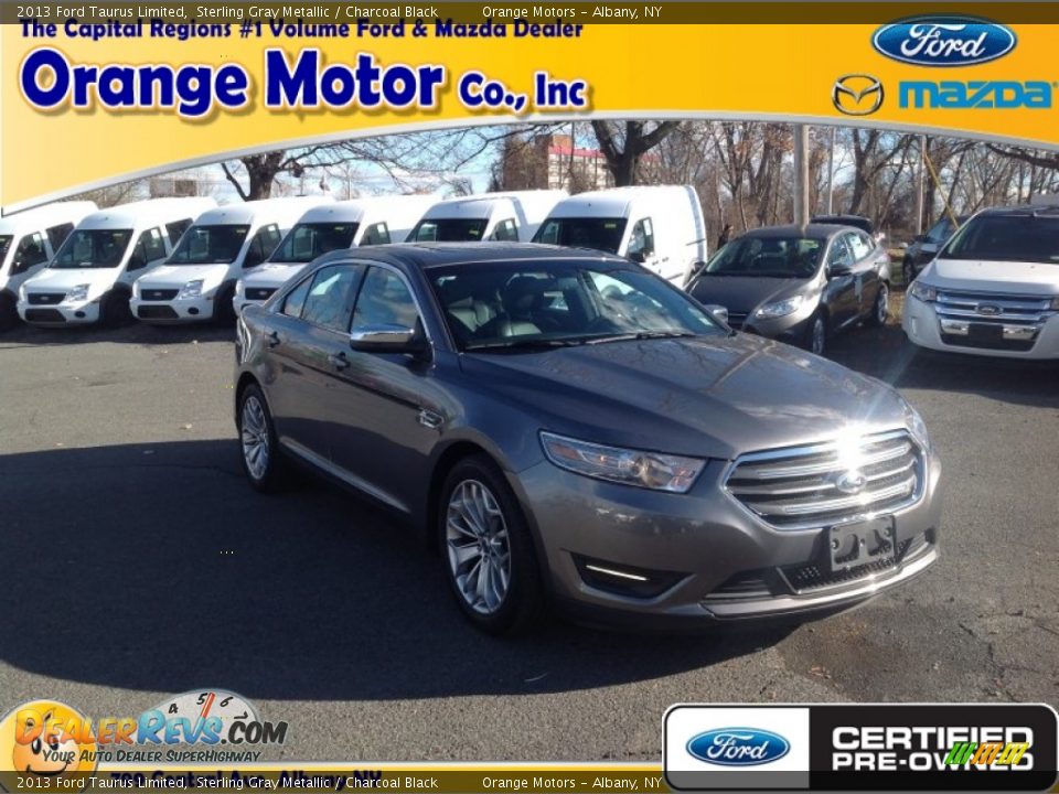 2013 Ford Taurus Limited Sterling Gray Metallic / Charcoal Black Photo #1