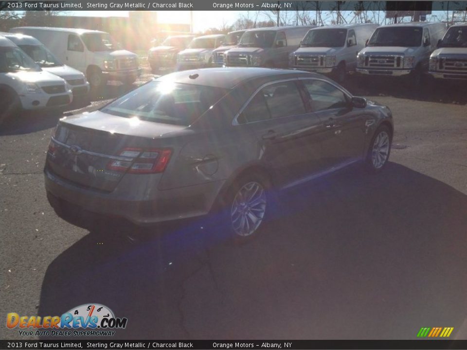 2013 Ford Taurus Limited Sterling Gray Metallic / Charcoal Black Photo #7