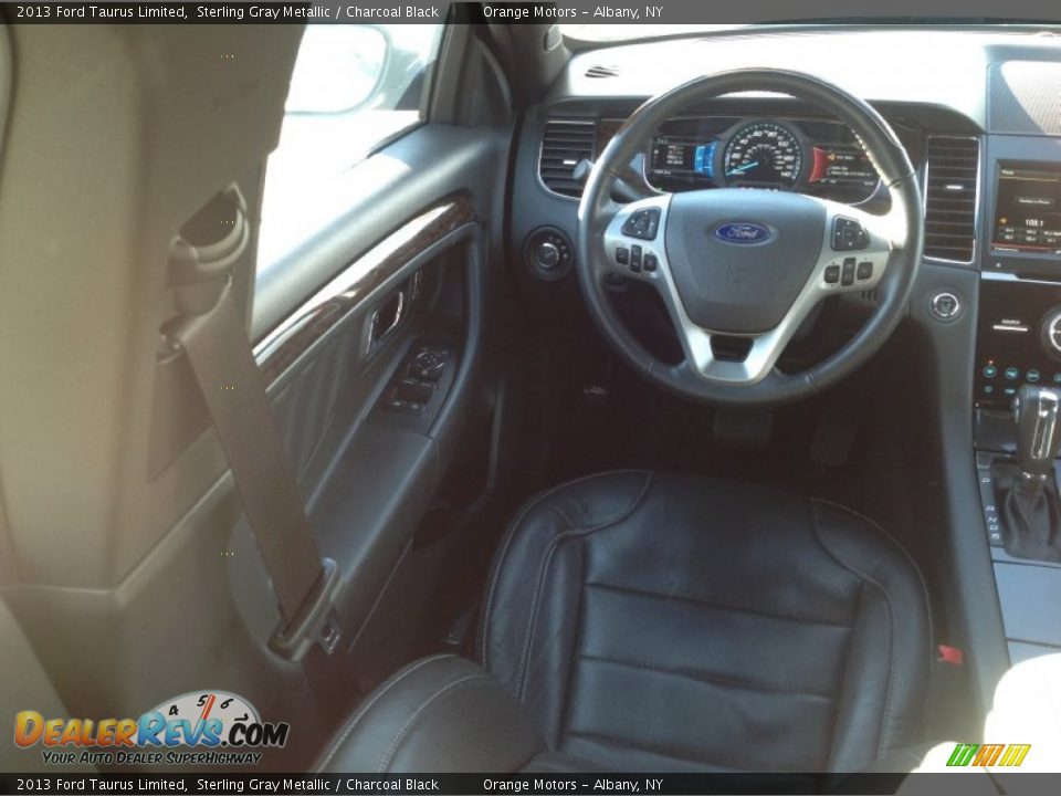 2013 Ford Taurus Limited Sterling Gray Metallic / Charcoal Black Photo #13