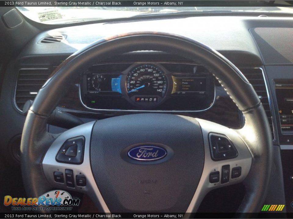 2013 Ford Taurus Limited Sterling Gray Metallic / Charcoal Black Photo #14