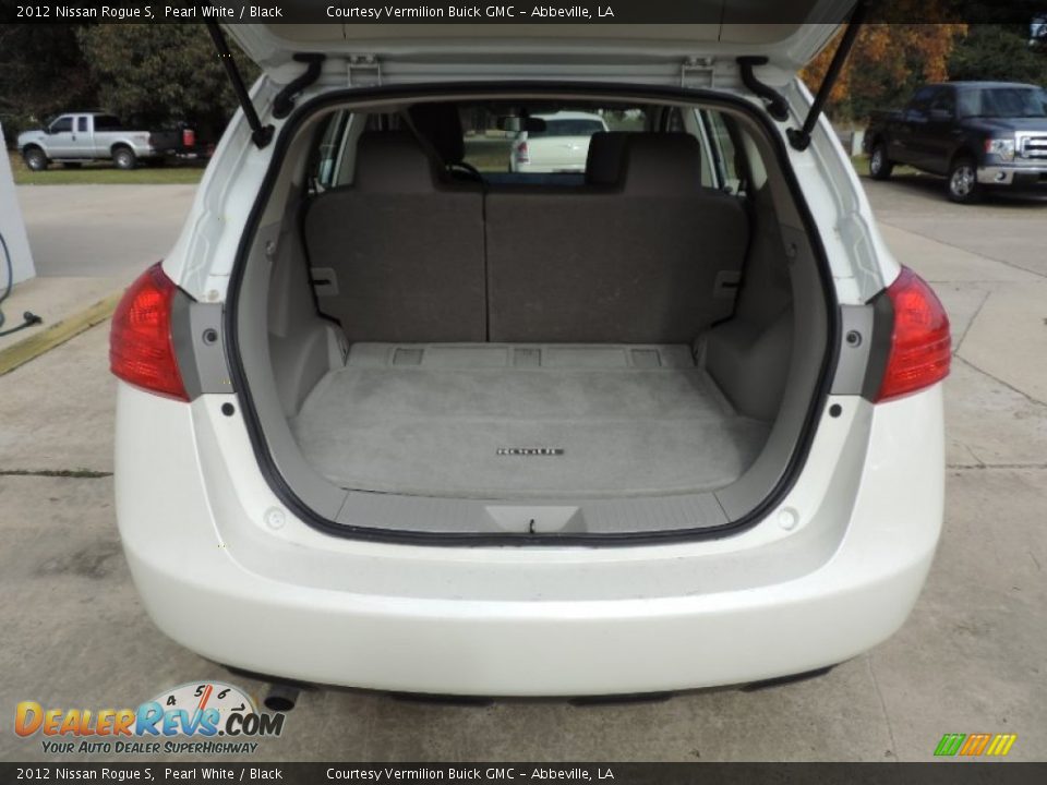 2012 Nissan Rogue S Pearl White / Black Photo #4