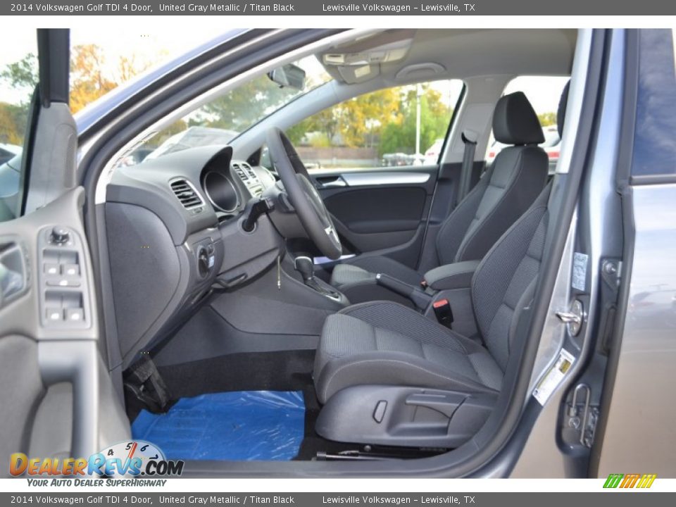 Titan Black Interior - 2014 Volkswagen Golf TDI 4 Door Photo #3
