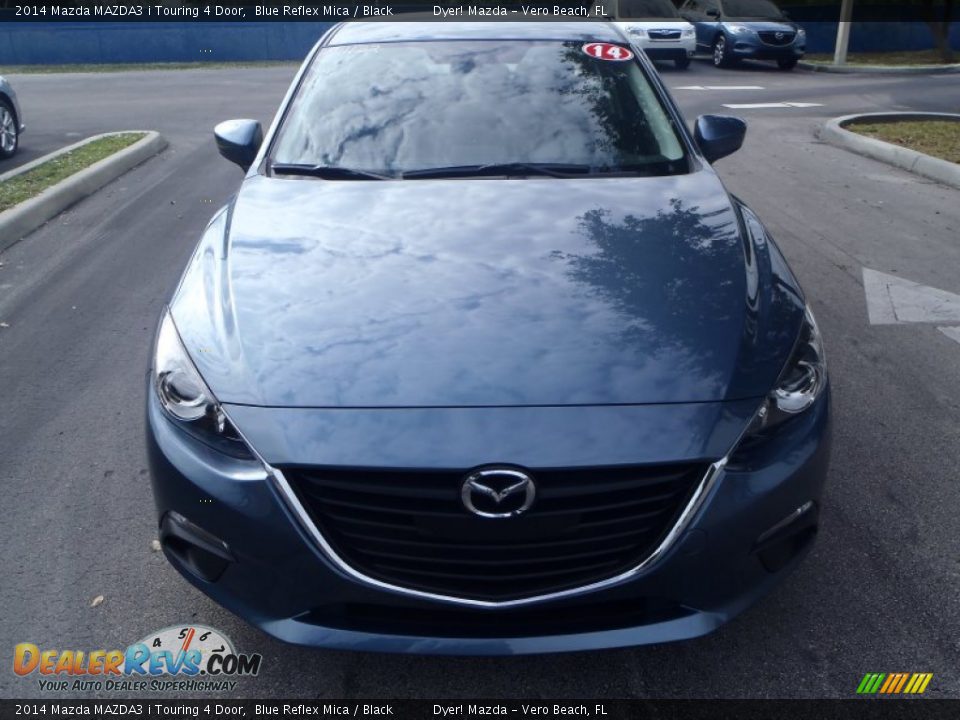 2014 Mazda MAZDA3 i Touring 4 Door Blue Reflex Mica / Black Photo #2