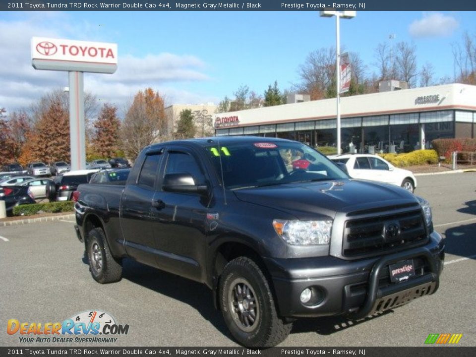 2011 Toyota Tundra TRD Rock Warrior Double Cab 4x4 Magnetic Gray Metallic / Black Photo #1