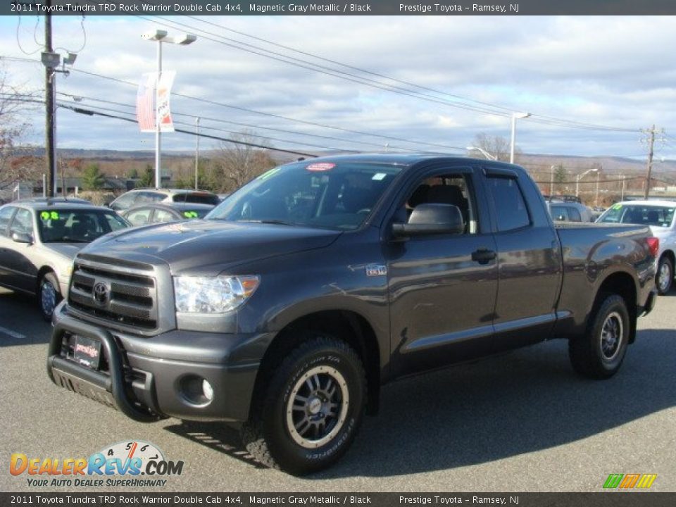 2011 Toyota Tundra TRD Rock Warrior Double Cab 4x4 Magnetic Gray Metallic / Black Photo #3