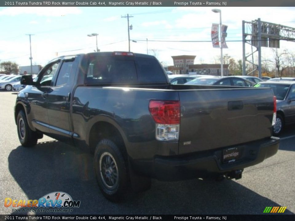 2011 Toyota Tundra TRD Rock Warrior Double Cab 4x4 Magnetic Gray Metallic / Black Photo #4