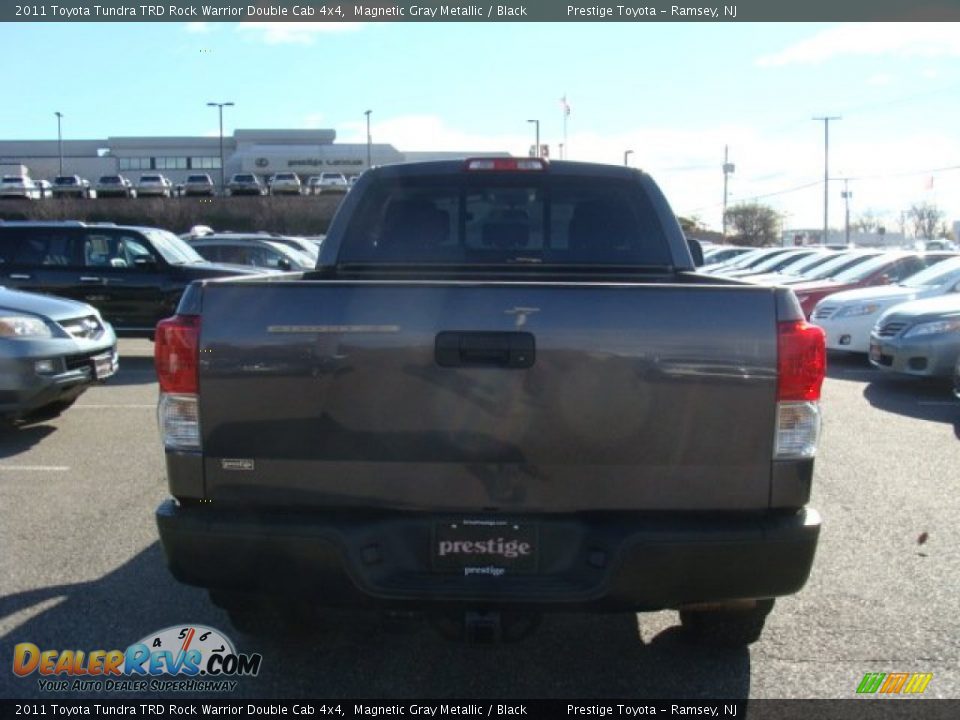 2011 Toyota Tundra TRD Rock Warrior Double Cab 4x4 Magnetic Gray Metallic / Black Photo #5