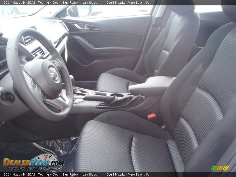 2014 Mazda MAZDA3 i Touring 4 Door Blue Reflex Mica / Black Photo #10