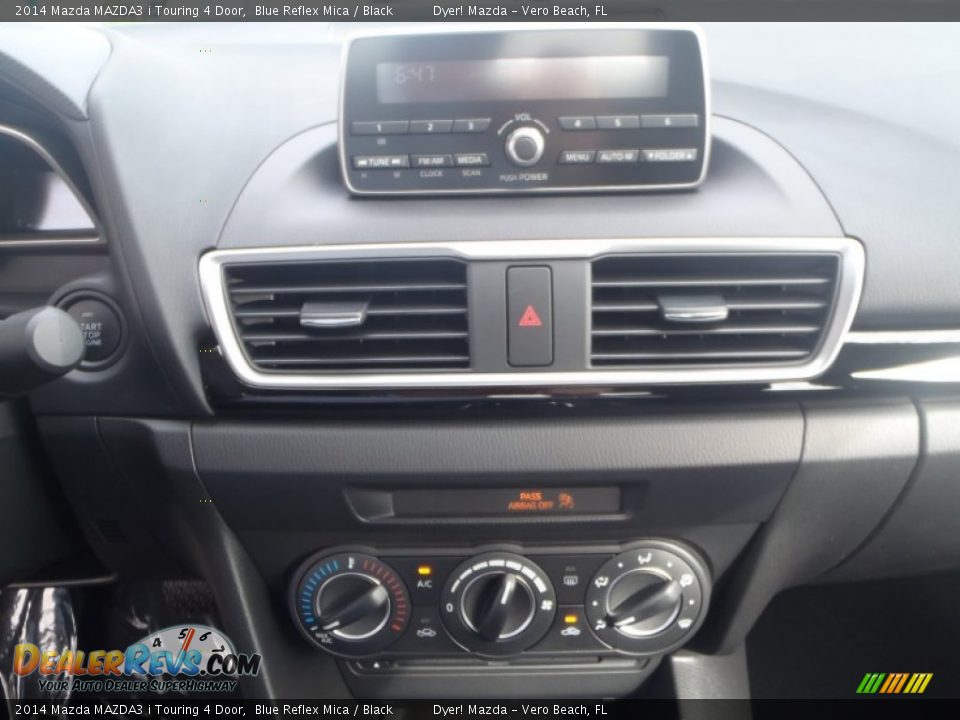 2014 Mazda MAZDA3 i Touring 4 Door Blue Reflex Mica / Black Photo #13