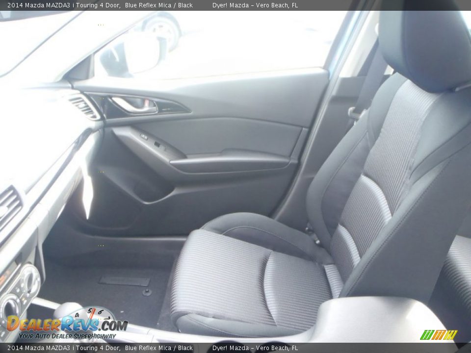 2014 Mazda MAZDA3 i Touring 4 Door Blue Reflex Mica / Black Photo #14