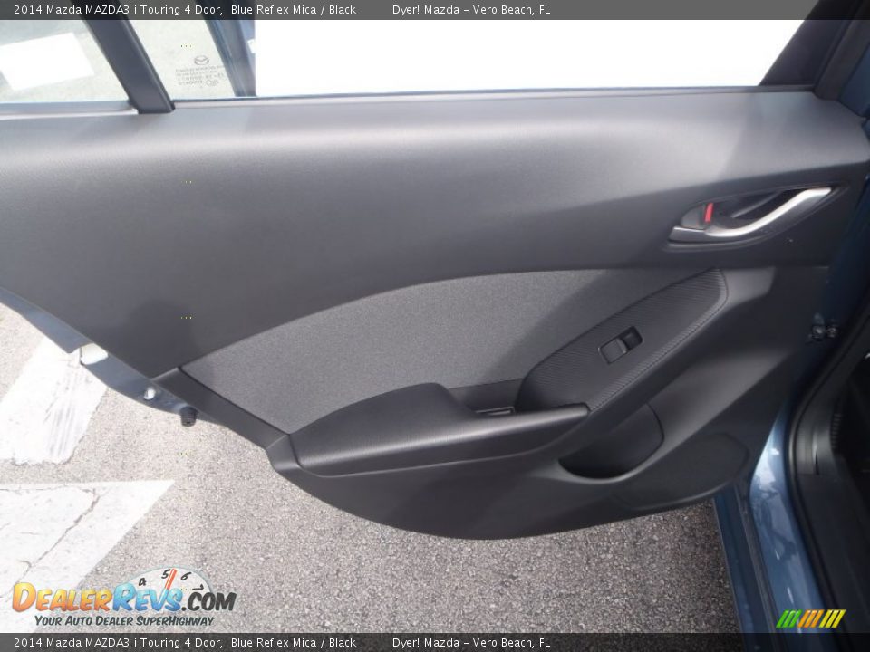 2014 Mazda MAZDA3 i Touring 4 Door Blue Reflex Mica / Black Photo #15