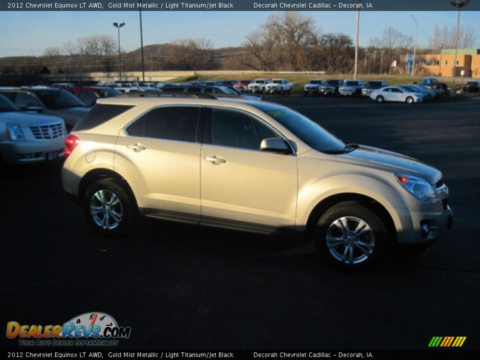 2012 Chevrolet Equinox LT AWD Gold Mist Metallic / Light Titanium/Jet Black Photo #3