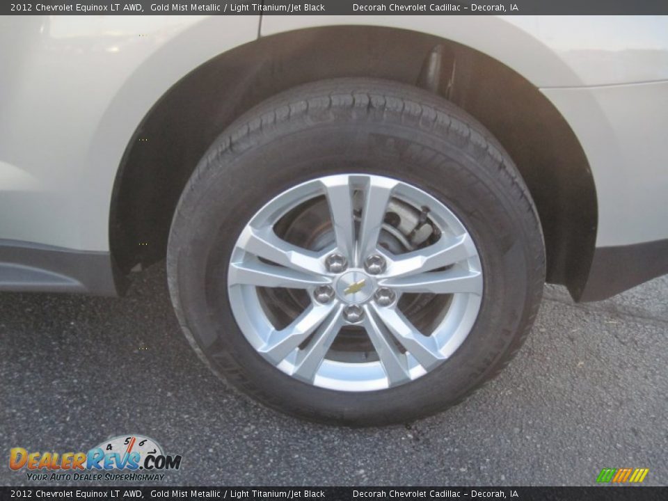 2012 Chevrolet Equinox LT AWD Gold Mist Metallic / Light Titanium/Jet Black Photo #5
