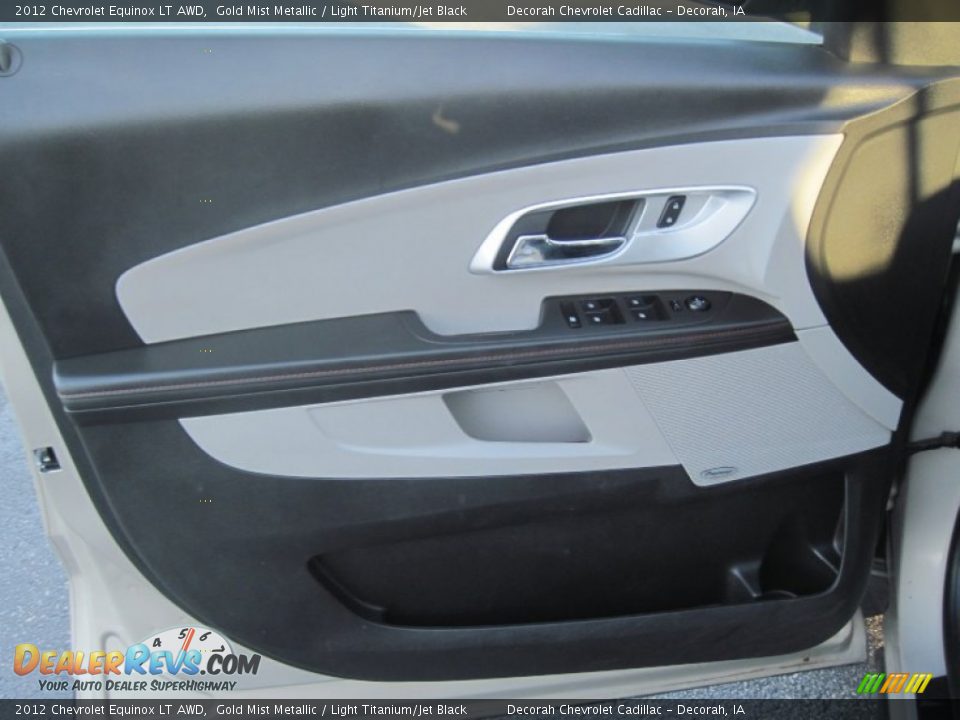 2012 Chevrolet Equinox LT AWD Gold Mist Metallic / Light Titanium/Jet Black Photo #9