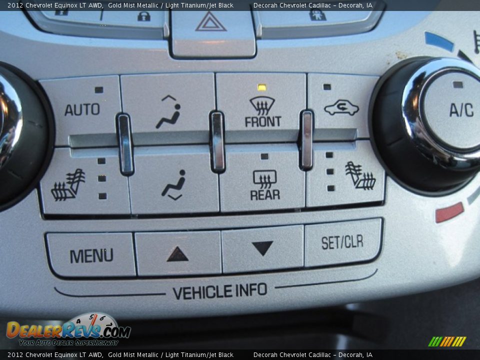 2012 Chevrolet Equinox LT AWD Gold Mist Metallic / Light Titanium/Jet Black Photo #12