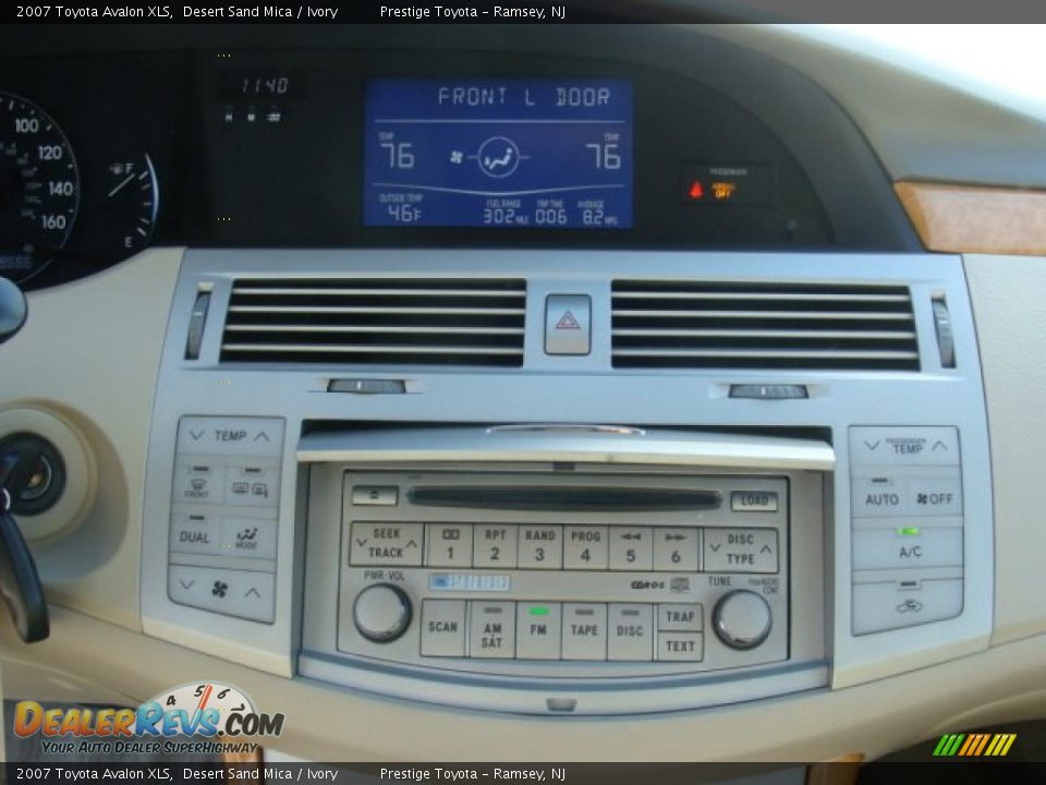 2007 Toyota Avalon XLS Desert Sand Mica / Ivory Photo #11