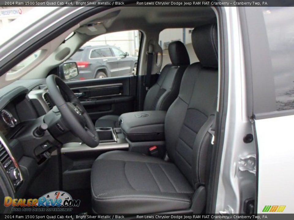 Front Seat of 2014 Ram 1500 Sport Quad Cab 4x4 Photo #10