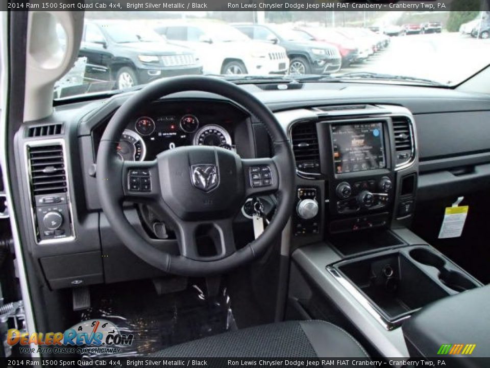 Dashboard of 2014 Ram 1500 Sport Quad Cab 4x4 Photo #12