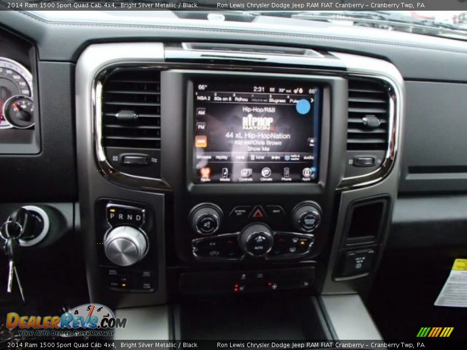 2014 Ram 1500 Sport Quad Cab 4x4 Bright Silver Metallic / Black Photo #15