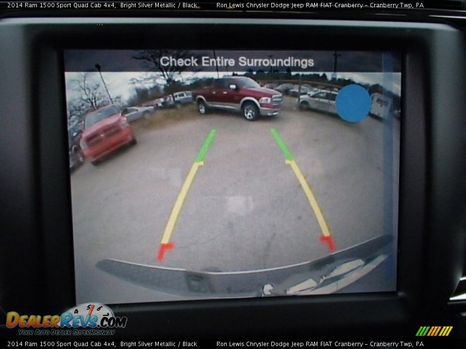 2014 Ram 1500 Sport Quad Cab 4x4 Bright Silver Metallic / Black Photo #16