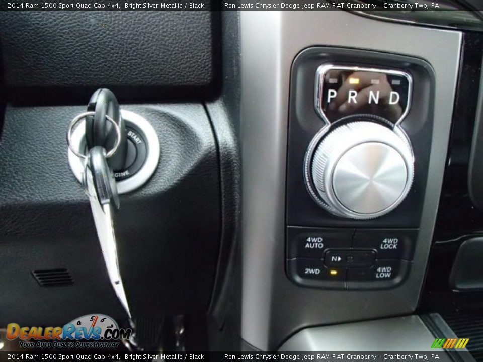 2014 Ram 1500 Sport Quad Cab 4x4 Bright Silver Metallic / Black Photo #17