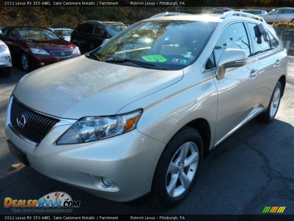 2011 Lexus RX 350 AWD Satin Cashmere Metallic / Parchment Photo #2