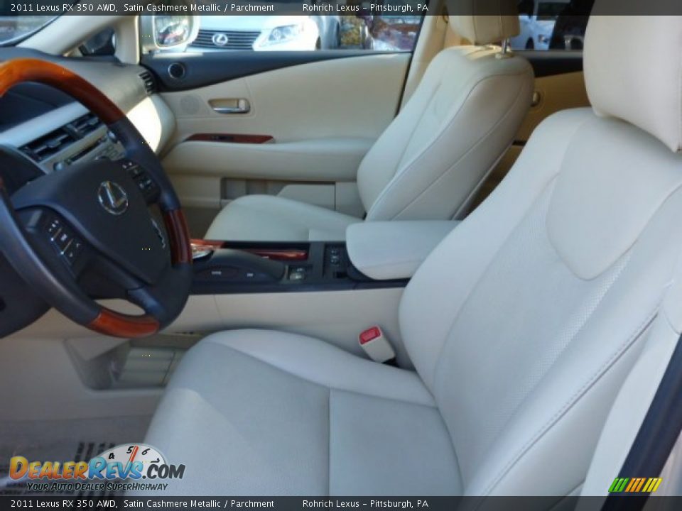 2011 Lexus RX 350 AWD Satin Cashmere Metallic / Parchment Photo #4