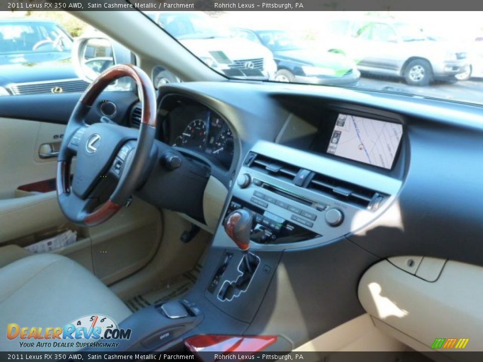 2011 Lexus RX 350 AWD Satin Cashmere Metallic / Parchment Photo #12