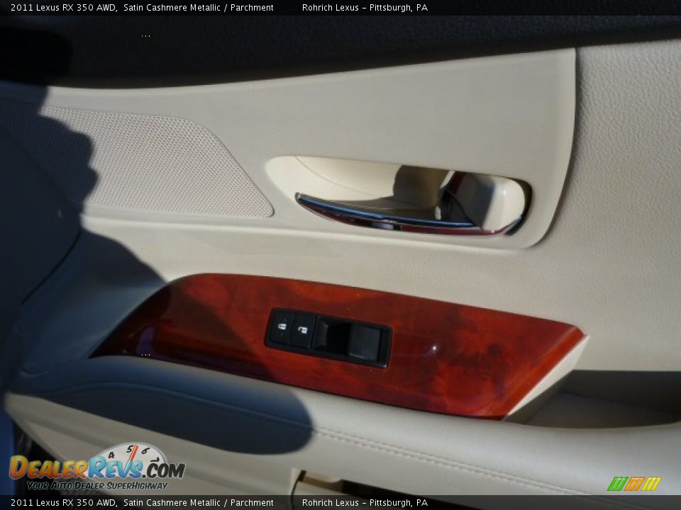 2011 Lexus RX 350 AWD Satin Cashmere Metallic / Parchment Photo #13