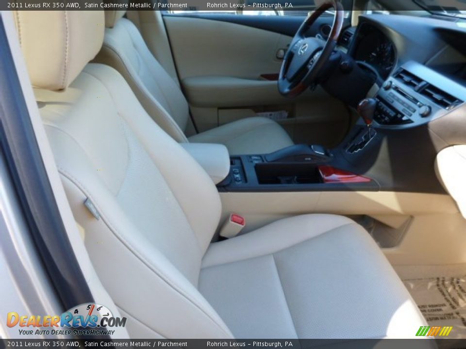 2011 Lexus RX 350 AWD Satin Cashmere Metallic / Parchment Photo #14