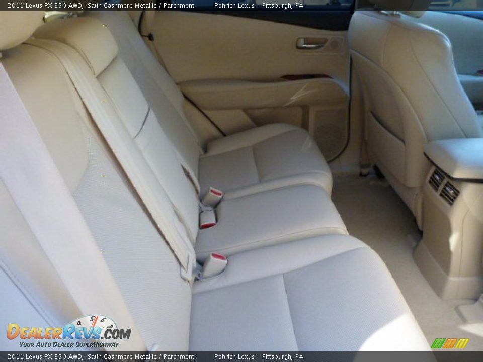 2011 Lexus RX 350 AWD Satin Cashmere Metallic / Parchment Photo #15