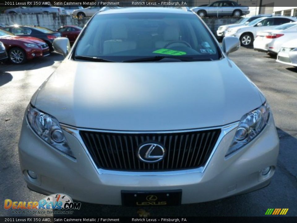 2011 Lexus RX 350 AWD Satin Cashmere Metallic / Parchment Photo #16