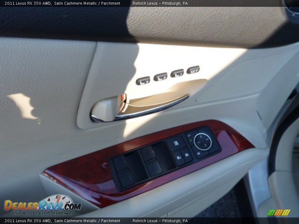 2011 Lexus RX 350 AWD Satin Cashmere Metallic / Parchment Photo #18