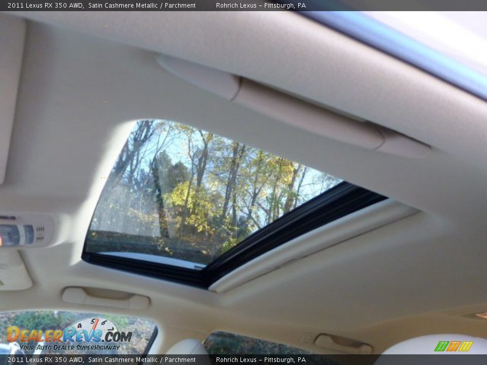 2011 Lexus RX 350 AWD Satin Cashmere Metallic / Parchment Photo #19