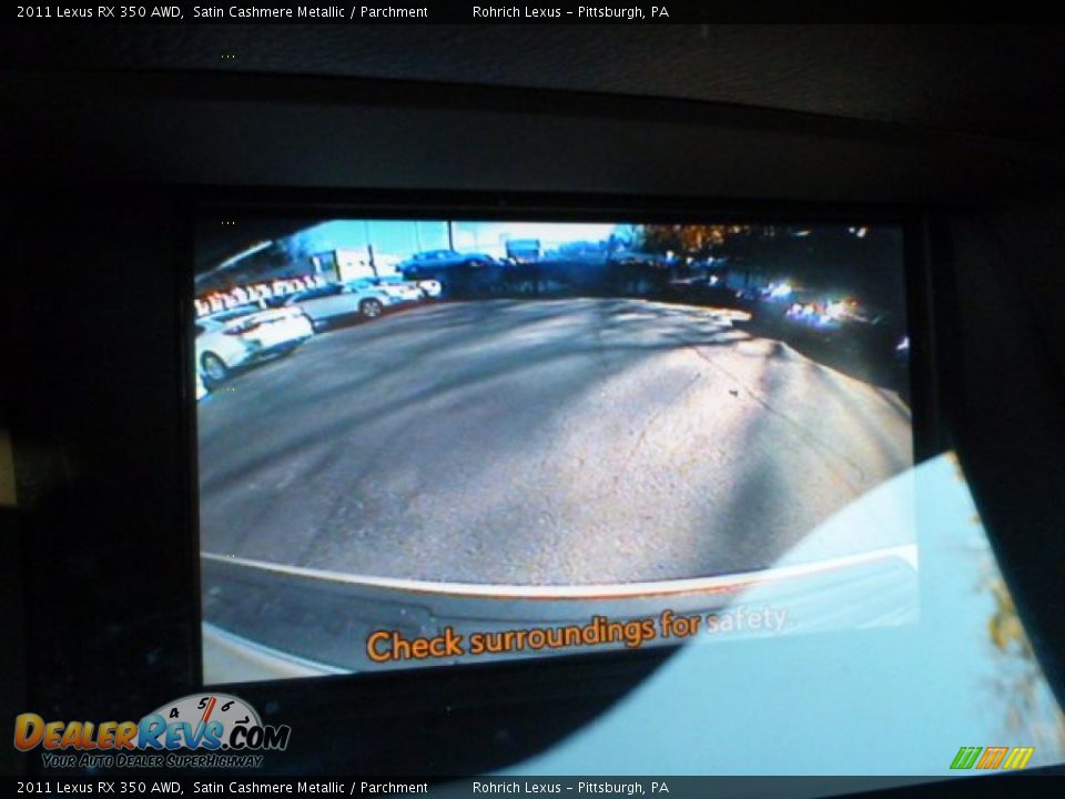 2011 Lexus RX 350 AWD Satin Cashmere Metallic / Parchment Photo #21