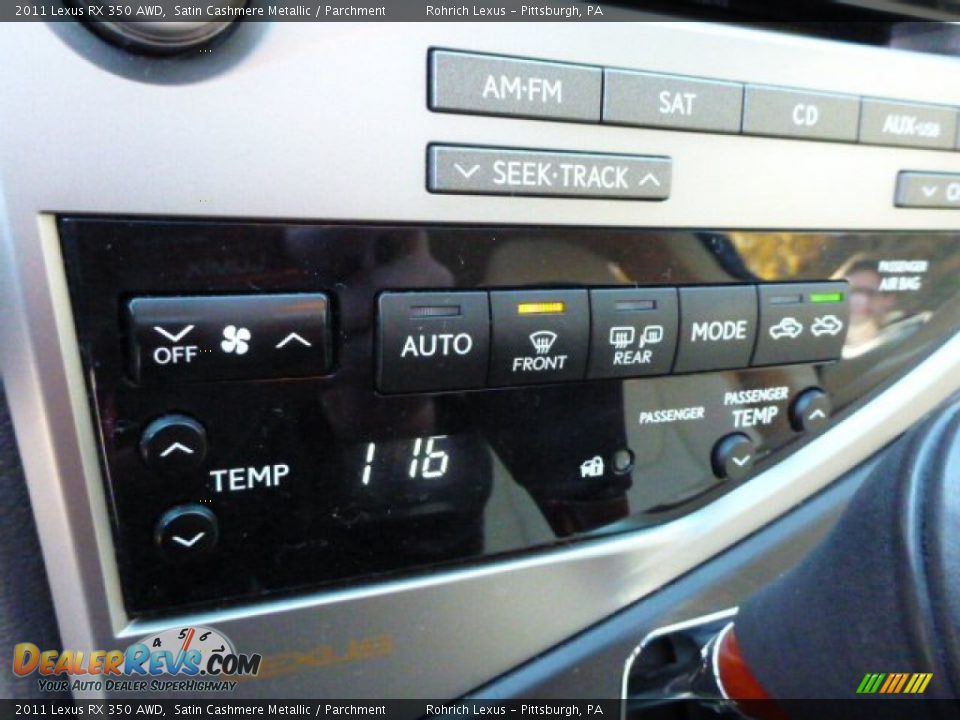2011 Lexus RX 350 AWD Satin Cashmere Metallic / Parchment Photo #24