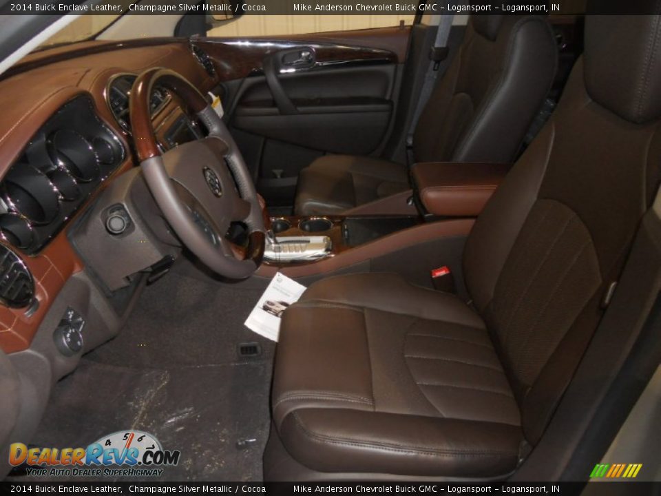 2014 Buick Enclave Leather Champagne Silver Metallic / Cocoa Photo #4