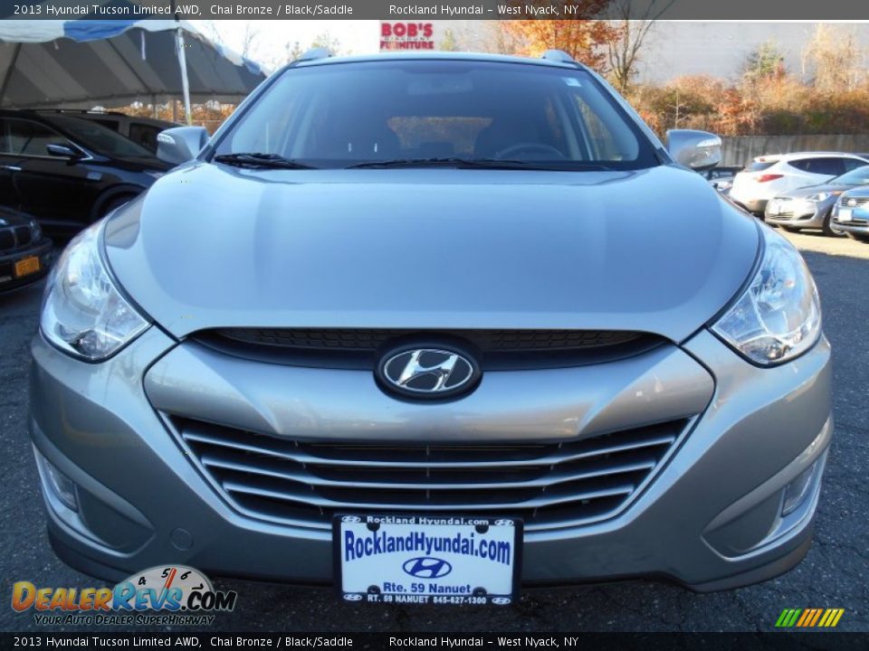 2013 Hyundai Tucson Limited AWD Chai Bronze / Black/Saddle Photo #2