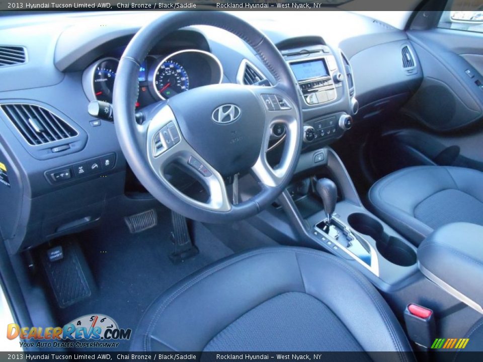 2013 Hyundai Tucson Limited AWD Chai Bronze / Black/Saddle Photo #8