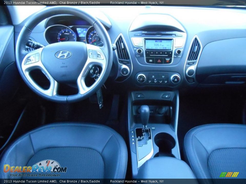 2013 Hyundai Tucson Limited AWD Chai Bronze / Black/Saddle Photo #10