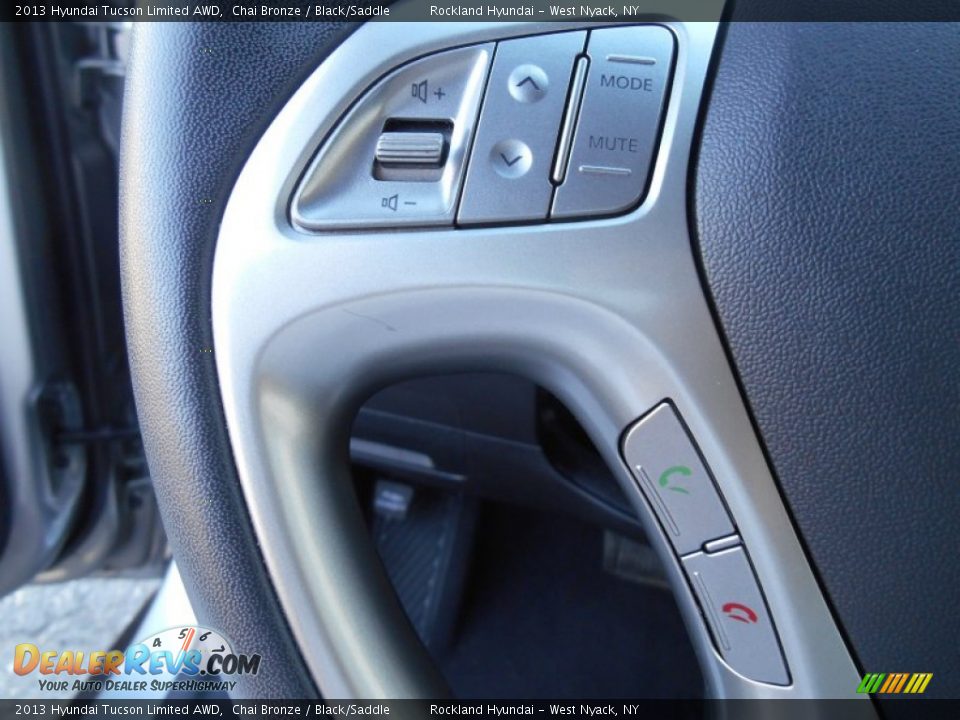 2013 Hyundai Tucson Limited AWD Chai Bronze / Black/Saddle Photo #12