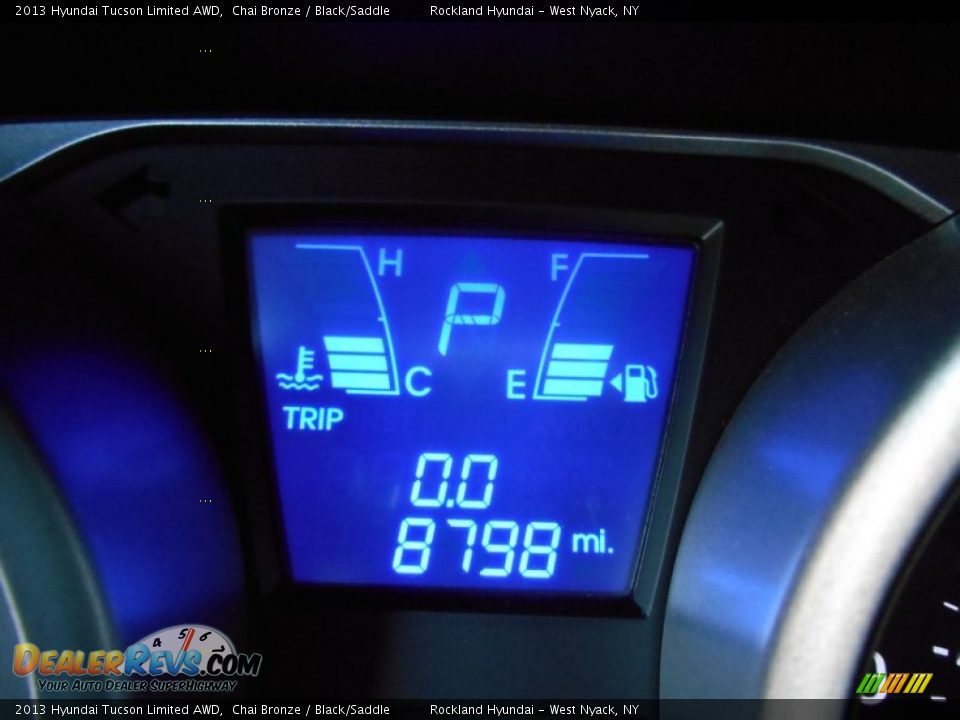 2013 Hyundai Tucson Limited AWD Chai Bronze / Black/Saddle Photo #14