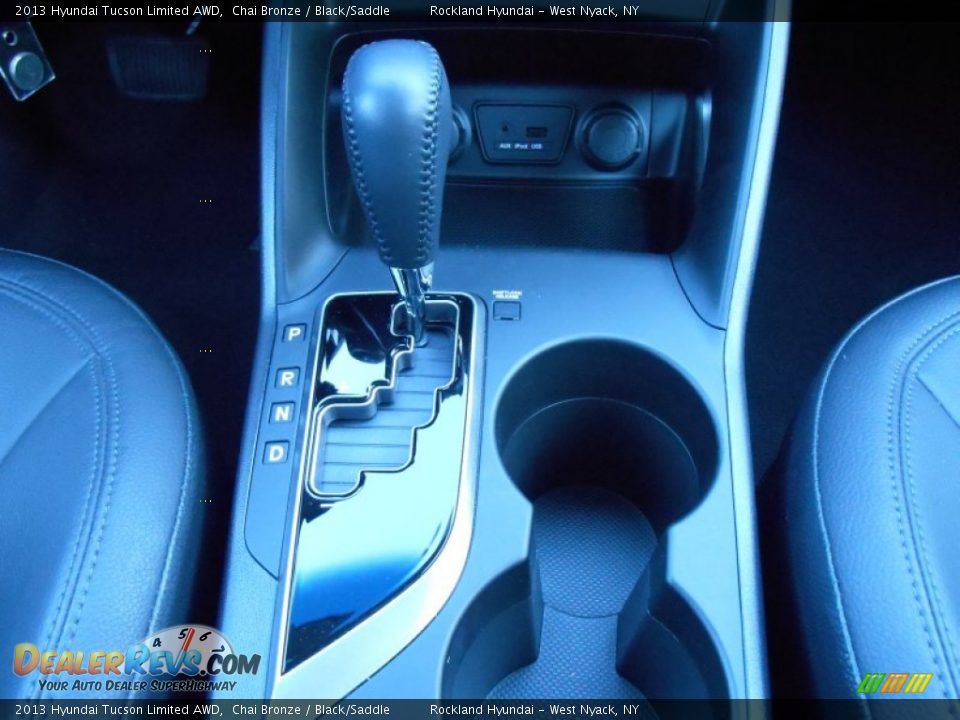 2013 Hyundai Tucson Limited AWD Chai Bronze / Black/Saddle Photo #16