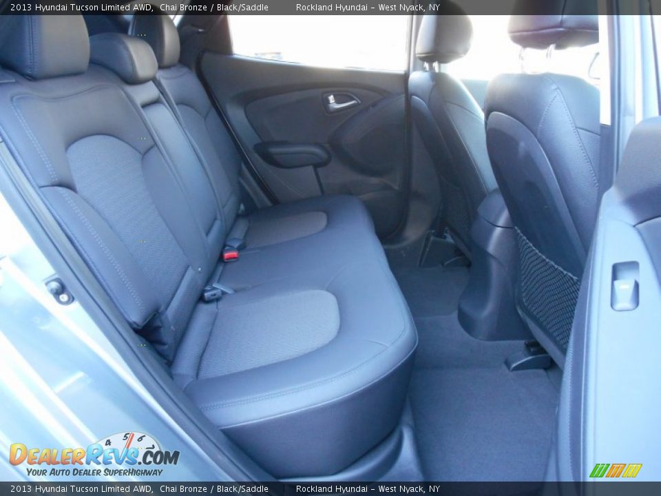 2013 Hyundai Tucson Limited AWD Chai Bronze / Black/Saddle Photo #20