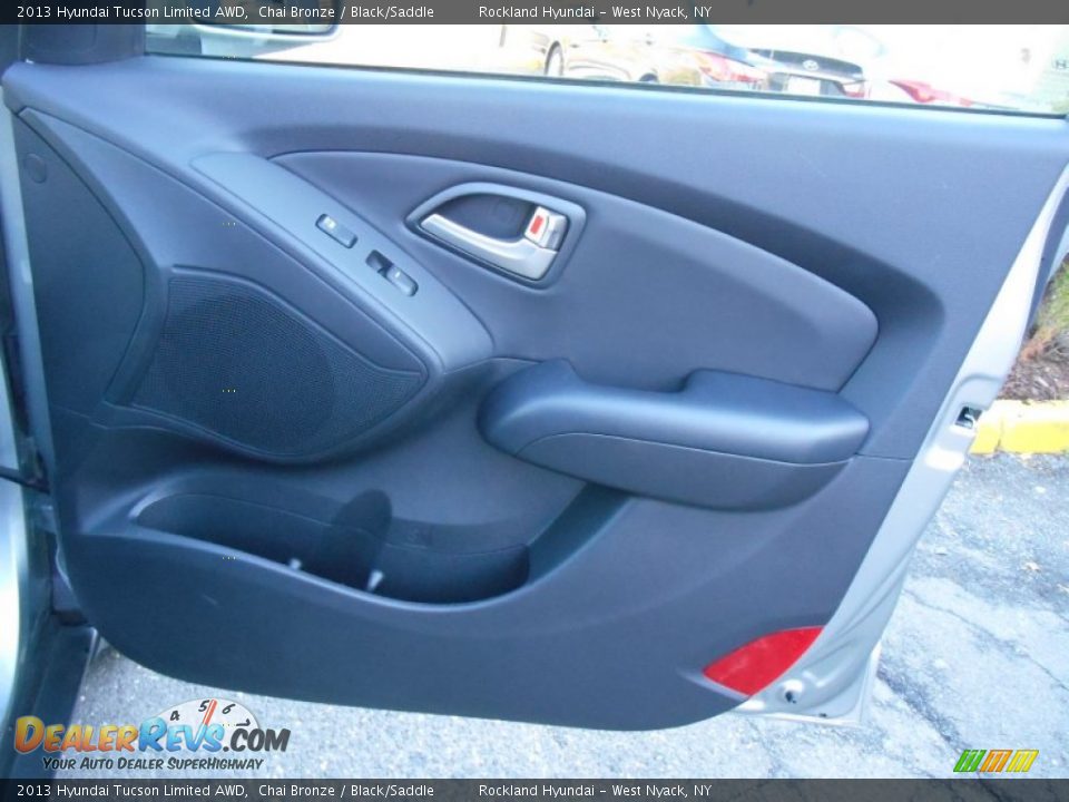 2013 Hyundai Tucson Limited AWD Chai Bronze / Black/Saddle Photo #21