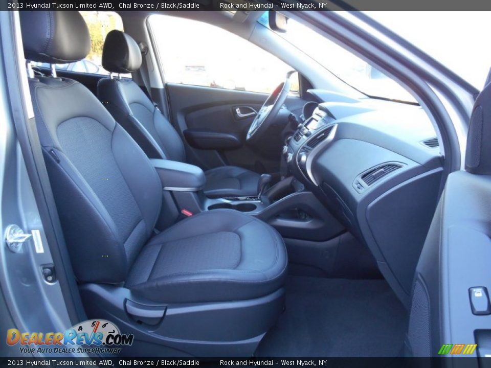 2013 Hyundai Tucson Limited AWD Chai Bronze / Black/Saddle Photo #23