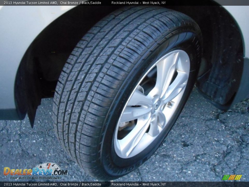 2013 Hyundai Tucson Limited AWD Chai Bronze / Black/Saddle Photo #25