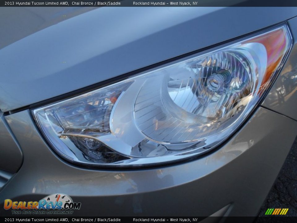 2013 Hyundai Tucson Limited AWD Chai Bronze / Black/Saddle Photo #27