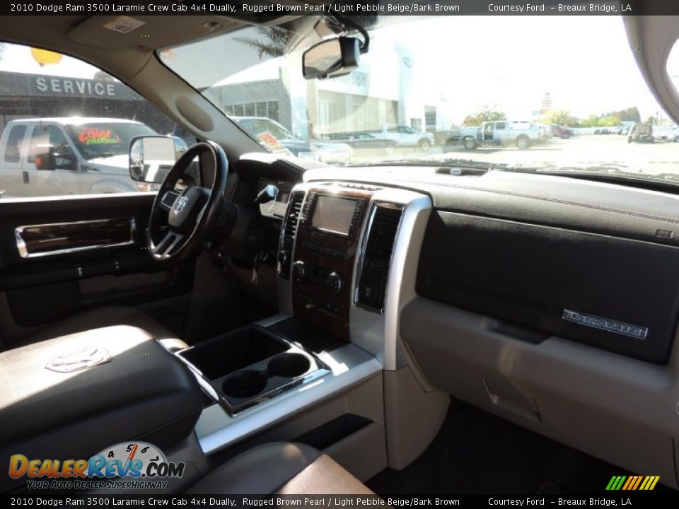 2010 Dodge Ram 3500 Laramie Crew Cab 4x4 Dually Rugged Brown Pearl / Light Pebble Beige/Bark Brown Photo #6