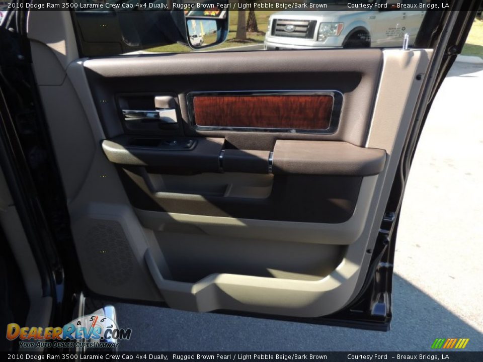 2010 Dodge Ram 3500 Laramie Crew Cab 4x4 Dually Rugged Brown Pearl / Light Pebble Beige/Bark Brown Photo #7